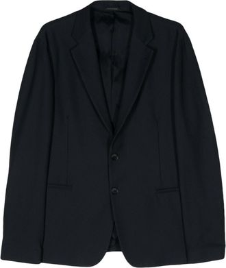 Giorgio Armani Navy Blue Jacket with logo