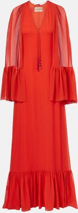 Valentino Abito lungo in georgette di seta