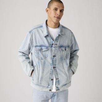 Levi's Relaxed Trucker Jacket - Mens - XL - Blue