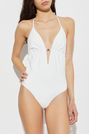 Tory Burch One-piece Swimsuit, Womens, White
