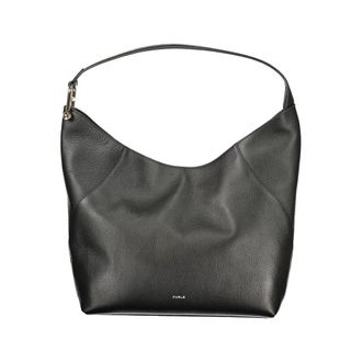 Furla Nero Pelle Women Shoulder Womens Bag