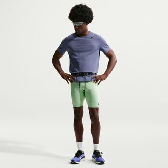 Nike Mens AeroSwift Dri-FIT ADV Running 1/2-Length Tights in Green | FN3369-337