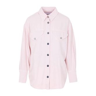 Dondup Dames, Blouses & Shirts, Roze, Maat: XS Katoen
