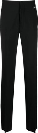 Off-white Nette Getailleerde Broek - Heren - Nette broeken - Zwart - M - Leer - Broeken