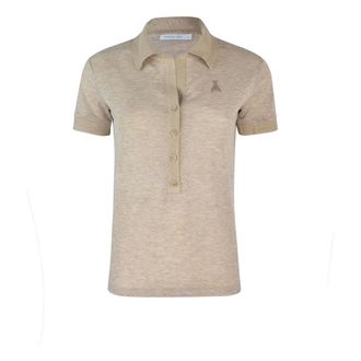 Patrizia Pepe Dames, Tops, Beige, Maat: S Viscose