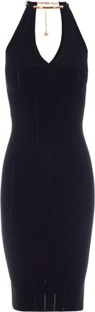 Elisabetta Franchi Black Knit Dress