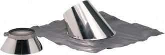 TEN Ten - Acero Inoxidable Con Destellos De 30&deg; A 45&deg; Con El Collar D.180