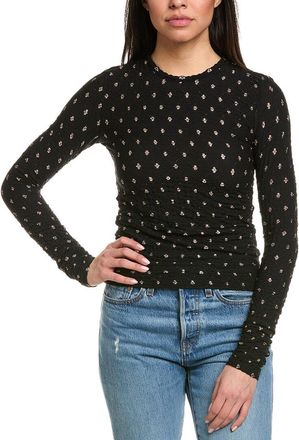 Frame Denim Puckered Stretch Top