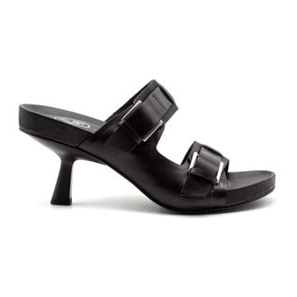 Ash Heeled Mules, female, Black, Size: 11 US Jakarta Mule