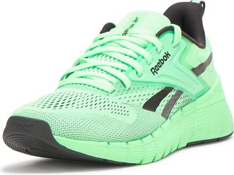 Reebok Mens Nano Gym Sneaker, Black/Green Glow, 12 UK