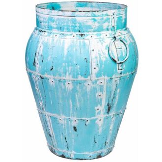 Wanderlust Deco Wanderlust Deco - Jarr&oacute;n De Metal Envejecido Verde 45x45x60h Cm