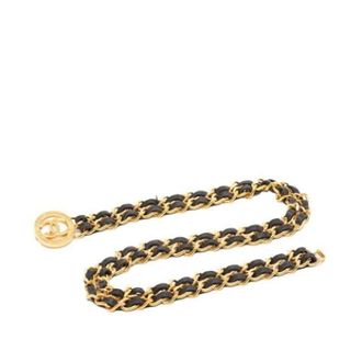 Chanel Pre-owned Belts, female, Black, Size: ONE SIZE Pre-owned Chain Belt