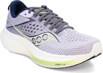Saucony Womens Ride 17 Sneaker, Iris/Navy, 8 UK