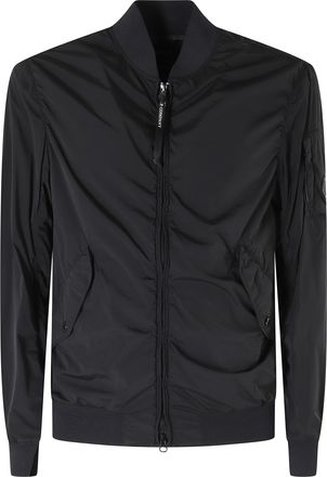 C.P. Company Black NYCRA R Iconic Lens Polyamide Bomber Jacket