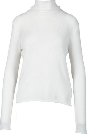 Eleventy Kasjmier Gebreide Trui - Dames - Cashmere truien - Wit - M - Kasjmier - Truien & Vesten