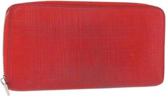 Loewe Pre-owned Wallets, female, Red, Size: ONE SIZE Pre-owned Leather Wallet