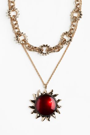 H&M Zweireihige Halskette - Braun