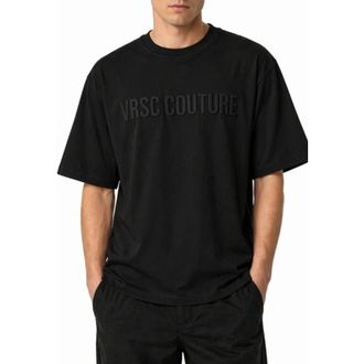 Versace Heren, Tops, Zwart, Maat: XL Katoen