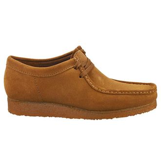 Clarks Wallabee Suede Mens Lace Up Shoes - Cola - Size:UK 10.5