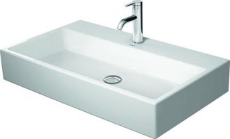 Duravit Duravit - Lavabo Vero Air Wash 80x47cm, Sin Rebosadero, Con Banco