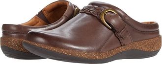Aetrex Libby Womens Clog Shoes Brown : EU 35 (US Womens 5-5.5) M (B), Leather