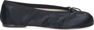 Maison Margiela Minimalist Black Flats With Rounded Toe And Low-Profile Sole