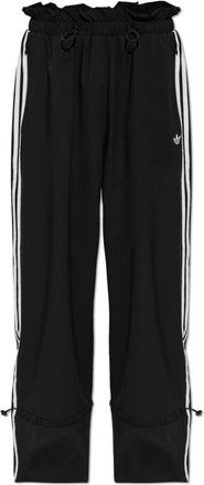 adidas Broeken, Dames, Zwart, XS, Polyester, Wijde broek