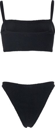Hunza G Womens Bikini Gigi Black Ribbed Polyamide Swimwear Sea Clothing