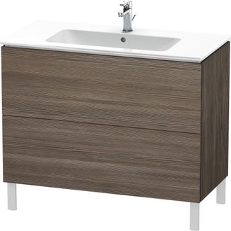 Duravit Duravit L-cube Vanity Unit Vertical, Anchura 1020mm, Profundidad 481mm, 2 Extra&iacute;bles, Adecuado Para M&iacute; Por Starck Art&iacute;culo 233610, Color: Pino Terra D