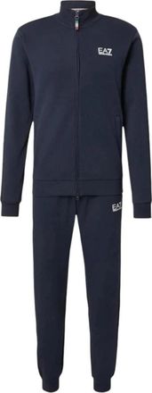 Emporio Armani Training Sets - Heren - Trainingspakken - Blauw - M - Katoen - Fitness