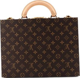 Louis Vuitton Boite Bijoux Jewelry Case Monogram Canvas 34 satchel - Marrone