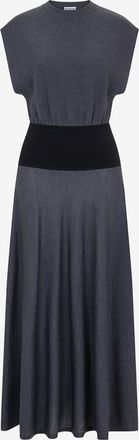 Alaia Langes superfeines Strickkleid mit kurzen &Auml;rmeln