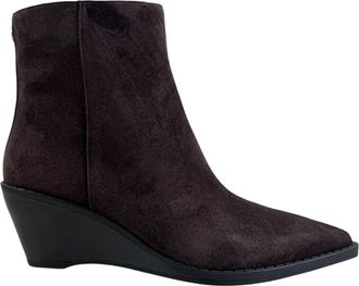 Michael Kors Schoenen, Dames, Bruin, 40 EU, Leer, Austin Wedge Bootie