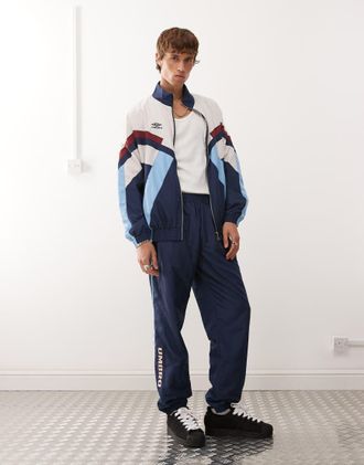 Umbro Pantaloni sportivi comodi blu multicolore