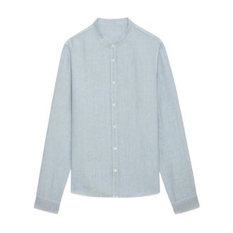 Zadig&Voltaire Camicia Stan in lino - - Shirts - Uomo - Blu - S
