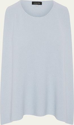 Eskandar A-Line Sleeveless Round Neck Top- Mid Plus Length