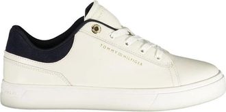 Tommy Hilfiger Poliuretano Sneaker - Dames - Sneakers - Wit - 40 EU - Schoenen