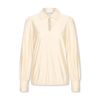 Hart by Helena Hart Dames, Blouses & Shirts, Beige, Maat: XS Polyamide