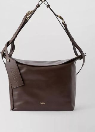 Furla ginevra medium leather shoulder bag