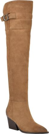 Guess Wilton Over the Knee Slouch Boot in Medium Brown at Nordstrom, Size 5.5
