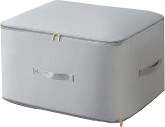 OEM Bolsa De Almacenamiento Para Edredones, 60 X 54 X 42 Cm, Gris, Organizador Autocompresible Para Edredones, Ropa Y Mantas, Ahorra Espacio