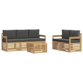 vidaXL Juegos De Sof&aacute;s Madera De Acacia S&oacute;lida Vidaxl