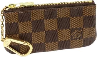 Louis Vuitton Pre-owned Wallets, female, Brown, Size: ONE SIZE Pre-owned Damier Pochette Cl&eacute; 2way Coin Case Key Case