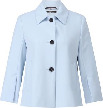 Windsor Uitlopende Blazer - Dames - Zomerjassen - Blauw - 3XL - Jassen
