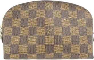 Louis Vuitton Pre-owned Mini Bags, female, Brown, Size: ONE SIZE Pre-owned Cosmetic Pouch PM