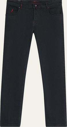 Kiton Mens Plus One Slim Stretch Five-Pocket Pants
