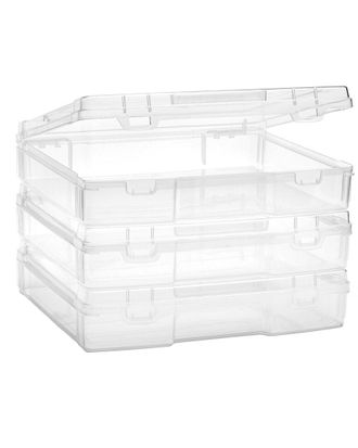 Sorbus Pack Of 3 Thick Project Cases