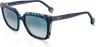 Etnia Barcelona Vierkante zonnebril met fotochromatische lenzen - unisex - Zonnebrillen - Blauw - ONE Size - Accessoires