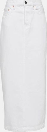 Wardrobe.NYC Cotton denim maxi skirt