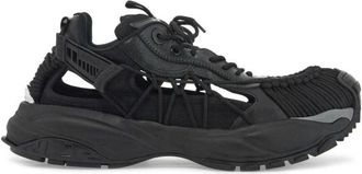 Versace Schoenen, Heren, Zwart, 45 EU, Leer, Mercury M_Vs_01 Sneakers